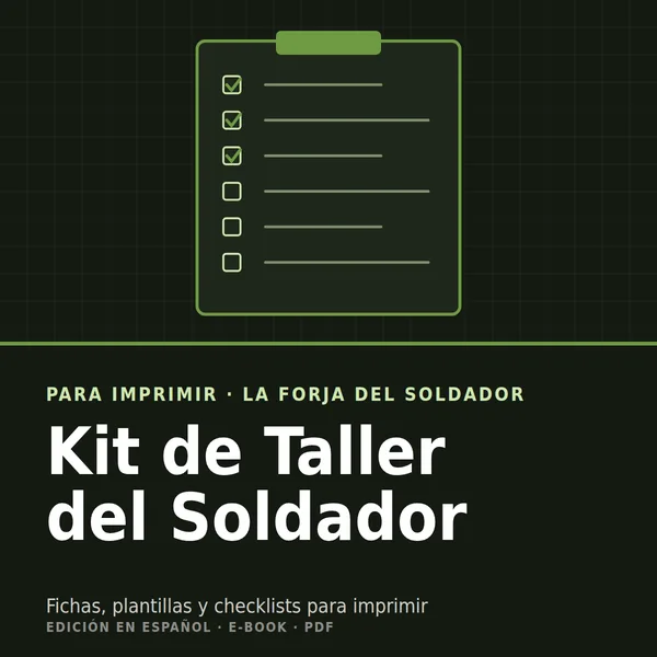 Portada del Kit de Taller del Soldador, edición en español